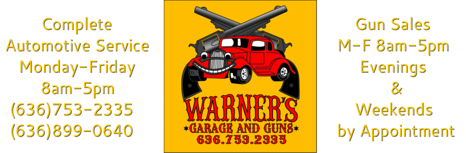 WARNER'S GARAGE AND GUNS